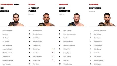 Ranking UFC 2025: Guia Completo para Apostas e Melhores Odds
